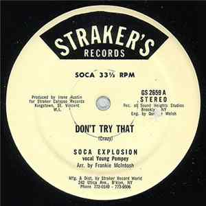 Soca Explosion - Don't Try That Mp3