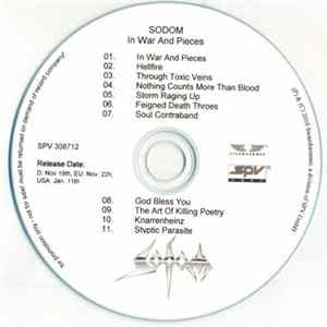 Sodom - In War And Pieces Mp3