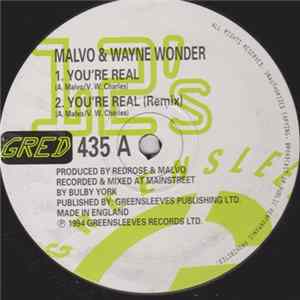 Anthony Malvo & Wayne Wonder - You're Real Mp3