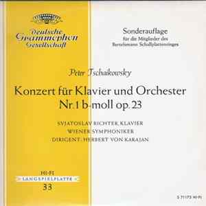 Tschaikowsky, Sviatoslav Richter, Herbert Von Karajan, Wiener Symphoniker - Klavierkonzert Nr. 1 B-Moll Mp3