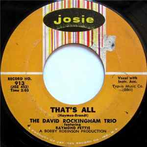 The David Rockingham Trio - That's All Mp3