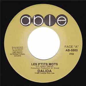 Dalida - Les P'tits Mots Mp3