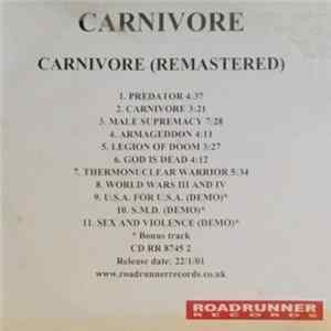 Carnivore - Carnivore Mp3