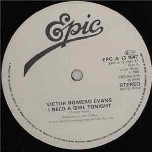 Victor Romero Evans - I Need A Girl Tonight Mp3