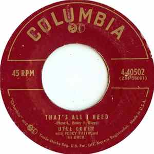 Jill Corey - That's All I Need Mp3