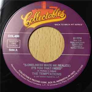 The Temptations - (Loneliness Made Me Realize) It's You That I Need / I Wish It Would Rain Mp3