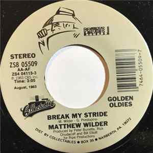 Matthew Wilder - Break My Stride Mp3