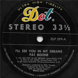Pat Boone - I'll See You In My Dreams Mp3