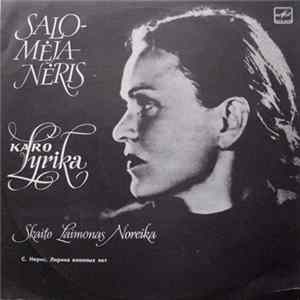 Salomėja Nėris - Karo Lyrika Mp3