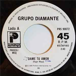 Grupo Diamante - Dame Tu Amor Mp3