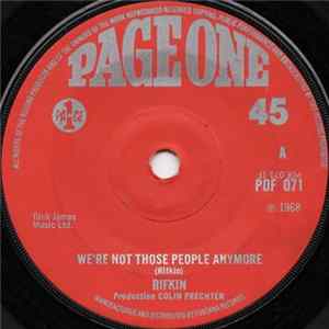 Rifkin - We're Not Those People Anymore / Continental Hesitation Mp3