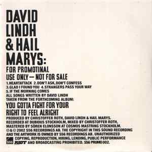 David Lindh & Hail Marys - Glad I Found You Mp3