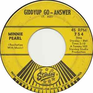Minnie Pearl / Minnie Pearl's Giddyup Go Boys - Giddyup Go - Answer Mp3