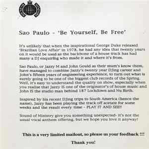 São Paulo - Be Yourself Be Free Mp3
