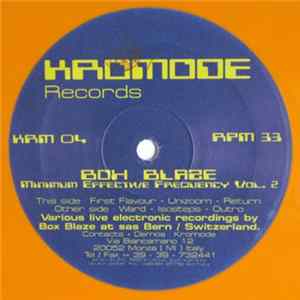 Box Blaze - Minimum Effective Frequency Vol.2 Mp3