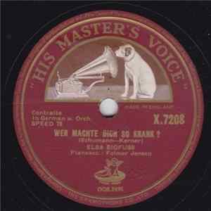 Elsa Sigfuss - Wer Machte Dich So Krank ? / Alte Laute Mp3