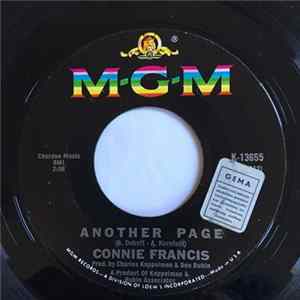 Connie Francis - Another Page Mp3