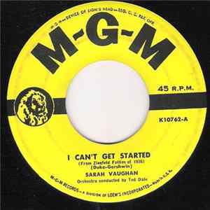 Sarah Vaughan - I Can't Get Started Mp3