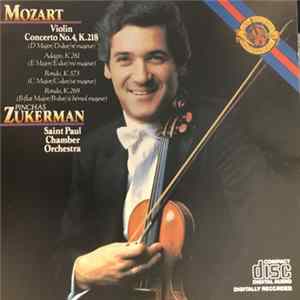 Mozart - Pinchas Zukerman, Saint Paul Chamber Orchestra - Violin Concerto No 4 K 218 Mp3