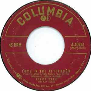 Jerry Vale - Love In The Afternoon / I'm Not Ashamed Mp3