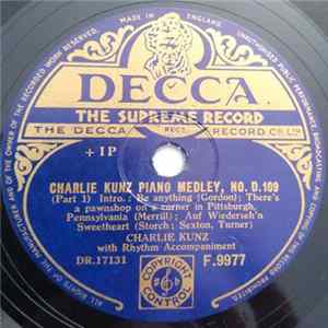 Charlie Kunz - Piano Medley No. D.109 Mp3