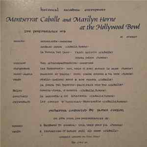 Montserrat Caballé, Marilyn Horne - Montserrat Caballe And Marilyn Horne At The Hollywood Bowl Mp3