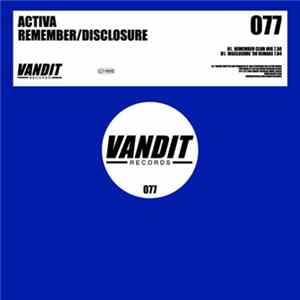 Activa - Remember / Disclosure Mp3