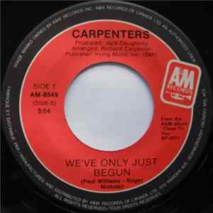 Carpenters - We've Only Just Begun Mp3