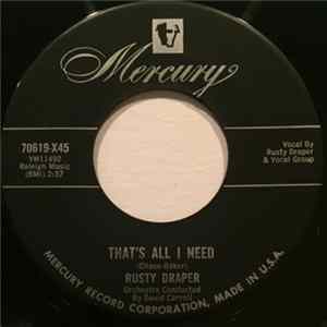 Rusty Draper - That's All I Need / Eating Goober Peas Mp3