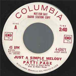 Patti Page - Just A Simple Melody Mp3
