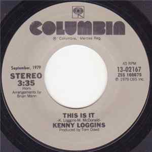 Kenny Loggins - This Is It / I'm Alright (Theme From "Caddyshack") Mp3