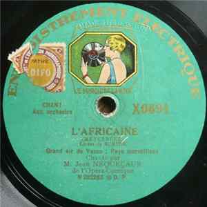 Jean Nequeçaur - L 'Africaine / Paillasse Mp3