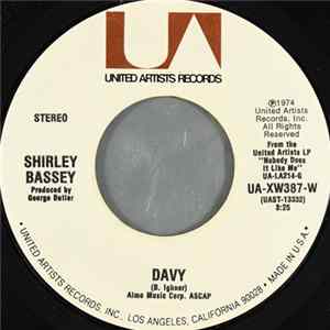 Shirley Bassey - Davy Mp3
