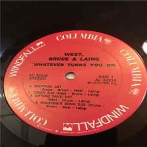 West, Bruce & Laing - Whatever Turns You On Mp3