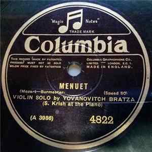 Yovanovitch Bratza - Menuet / Cradle Song-Wiegenlied Mp3
