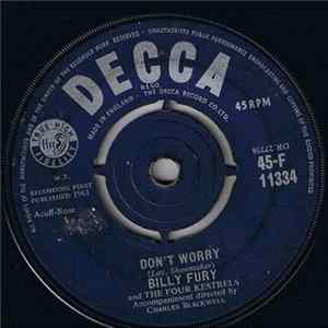 Billy Fury And The Four Kestrels - Don't Worry Mp3