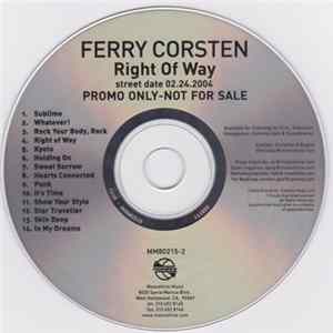 Ferry Corsten - Right Of Way Mp3