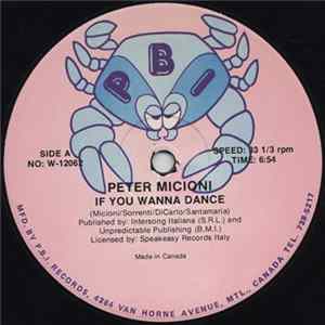 Peter Micioni - If You Wanna Dance / I'm A Man Mp3