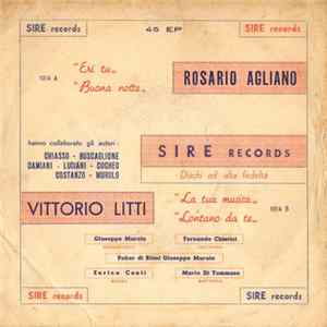 Poker Di Ritmi Giuseppe Murolo Con Rosario Agliano E Con Vittorio Litti - Eri Tu Mp3