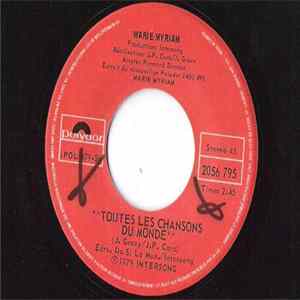 Marie Myriam - Toutes Les Chansons Du Monde Mp3