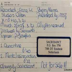 Sacrosanct - Promo '91 Mp3