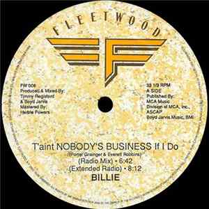 Billie - T'aint Nobody's Business If I Do Mp3