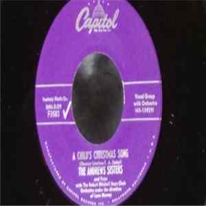 The Andrews Sisters - A Child's Christmas Song / Silver Bells Mp3